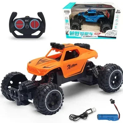 Alloy High-Speed Drift 2.4GH Radio Controlled Toy Vehicles Car Charging Remote Control For Kids Children Boys Creative Cool Gift